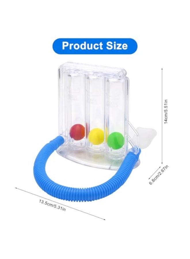 Generic VOSSOT 3-Chamber Breathing Trainer System Breath Trainer Lung Trainer, Chamber Breathing Exercise Device for Lung Function and Speech Therapy Breath Trainer for Speech Therapy, Occupational Therapy, - Image 4