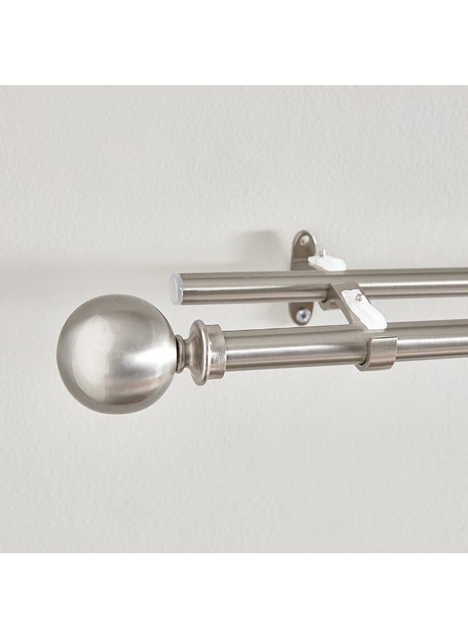 Home Box Ball Double Curtain Rod and Finial 210 cm  - Image 3