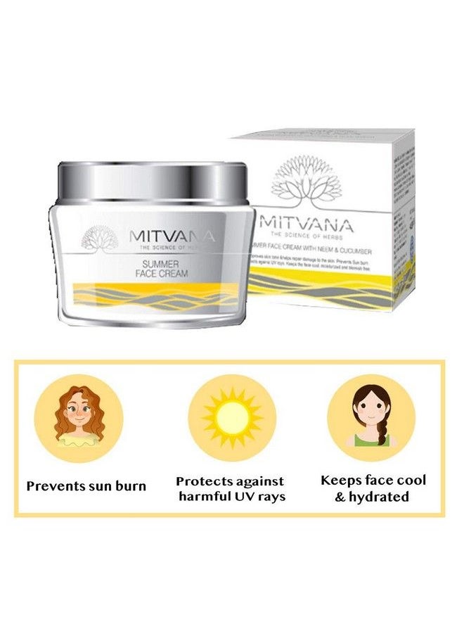 MITVANA - Uplifting Anti Ageing Cream 50G With Saffronbrahmi & Palash - Image 1