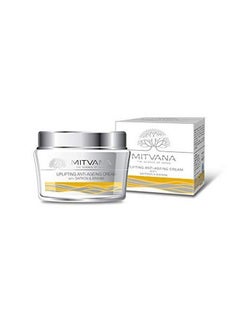 MITVANA Uplifting Anti Ageing Cream 50G With Saffronbrahmi & Palash  - Image 2