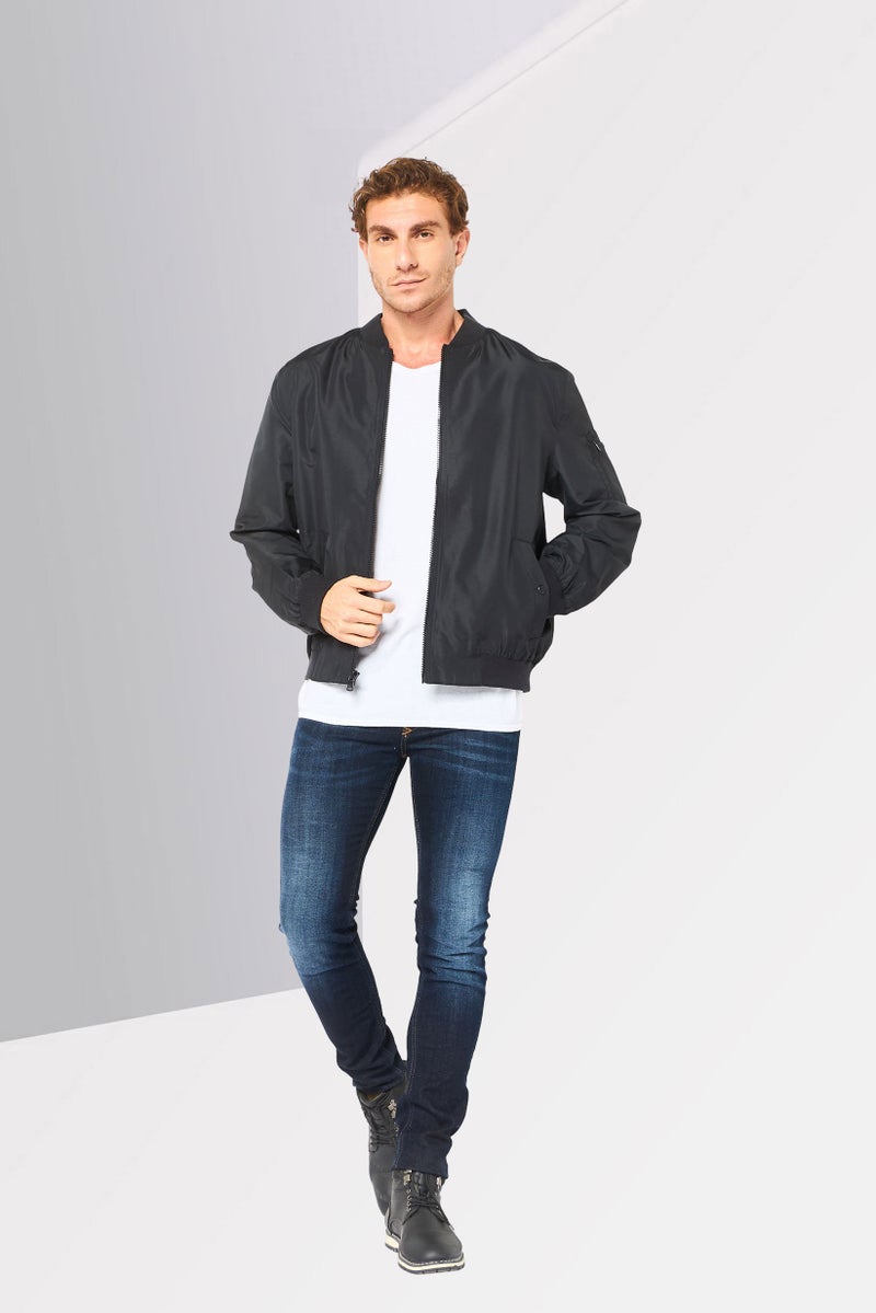 Michael Kors Men Plain Parka Jacket, Black - Image 2