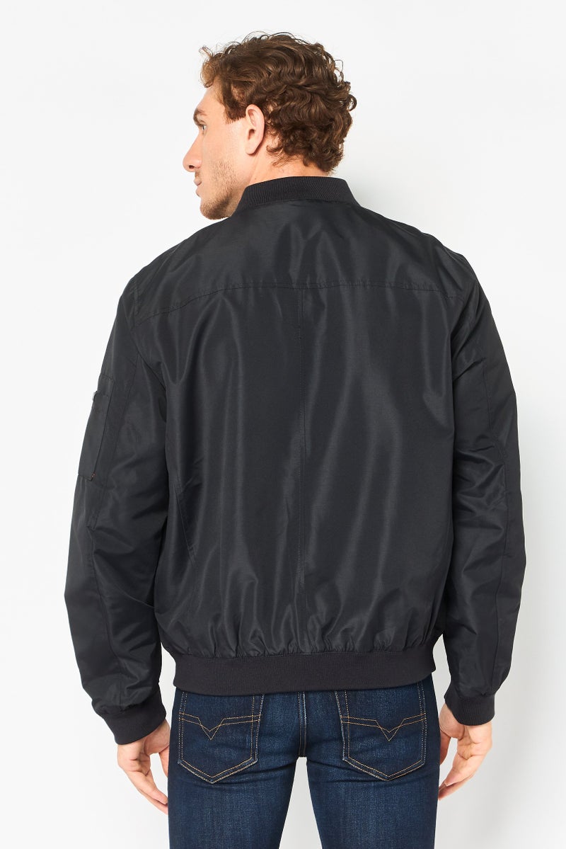 Michael Kors Men Plain Parka Jacket, Black - Image 4