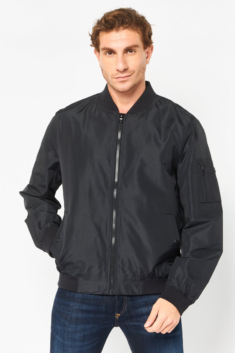 Michael Kors Men Plain Parka Jacket, Black - Image 1