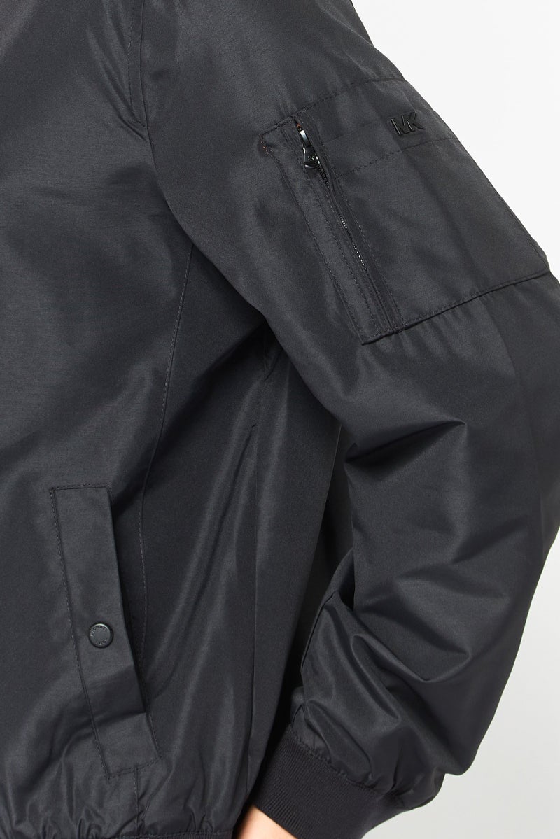 Michael Kors Men Plain Parka Jacket, Black - Image 3