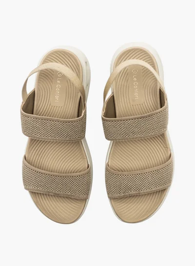 Le Confort Textured Sandals with Backstrap