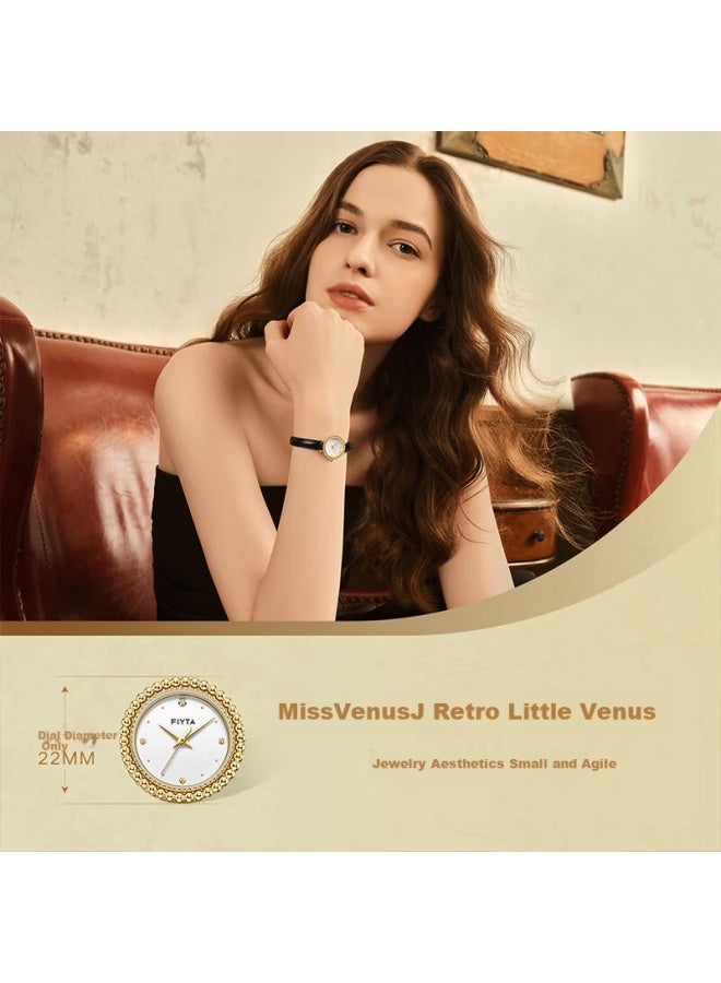 Fiyta Charming Series "Little Golden Star" Women'S Quartz Wristwatch, Versatile For Commuting, Perfect Holiday Gift For Girlfriend - Image 1