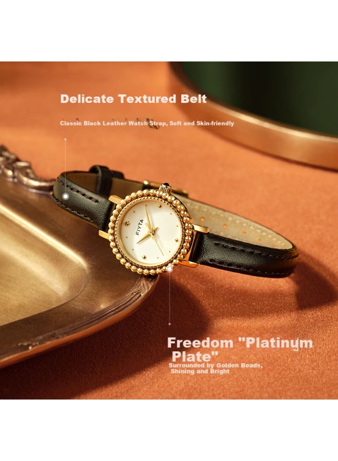 Fiyta Charming Series "Little Golden Star" Women'S Quartz Wristwatch, Versatile For Commuting, Perfect Holiday Gift For Girlfriend - Image 3