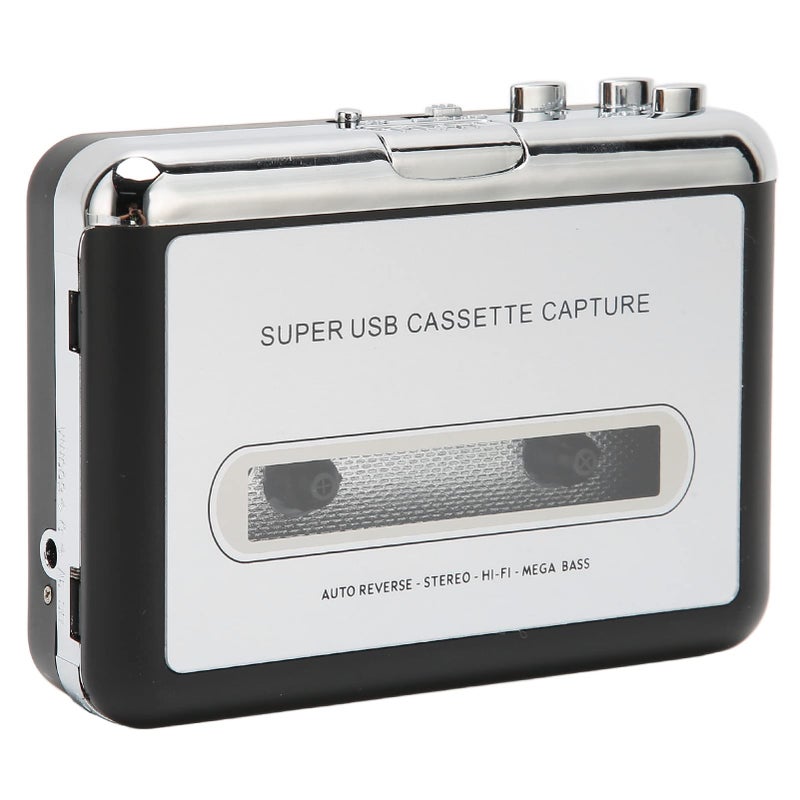 Portable Cassette MP3 Player USB Player Lightweight Design for Travel Computers PC - Image 4