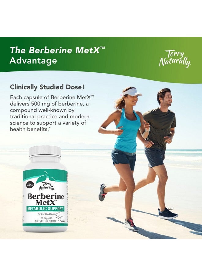 Terry Naturally Berberine 60 Capsules Metabolic Support Supplement Heart Cholesterol Triglyceride Balance Liver Cellular Joint Health Nongmo Vegan Glutenfree 60 Servings - Image 5