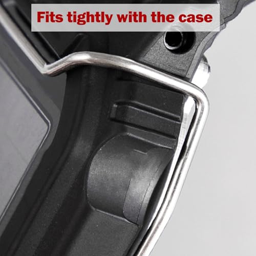 Motaney Stainless Steel Screen Protector for G Shock DW5600 and 5610 Series Watch, Cool Looking Protective Cover Compatible with Casio G-Shock GWM5610 GW5600 M5630 DW5000 DW5025 DW5030 DW5035 (Silver) - Image 2
