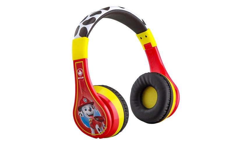 eKids Paw Patrol Kids Bluetooth Headphones, Wireless Headphones with Microphone Includes Aux Cord, Volume Reduced Kids Foldable Earphones for School, Home, or Travel - Image 1