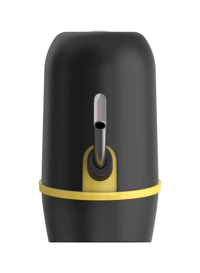 SONASHI Rechargeable Water Dispenser Pump with USB Charging  Wireless Model with One Button Control and LED Indicator  Suitable for 15 Gallon Bottle  Dispenser Pump for Office and Home SWP-55 Black/Yellow - Image 3