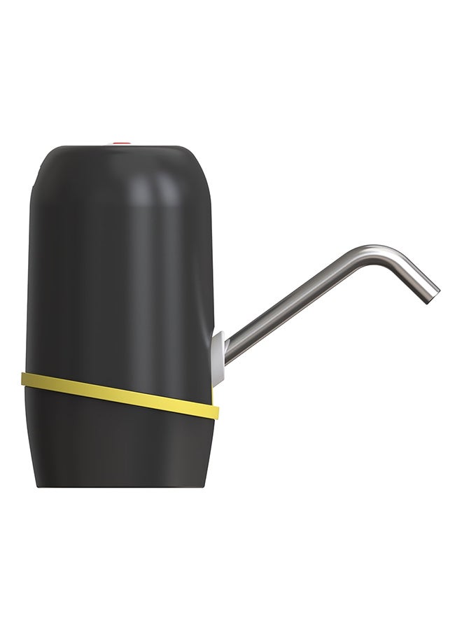 SONASHI Rechargeable Water Dispenser Pump with USB Charging  Wireless Model with One Button Control and LED Indicator  Suitable for 15 Gallon Bottle  Dispenser Pump for Office and Home SWP-55 Black/Yellow - Image 2