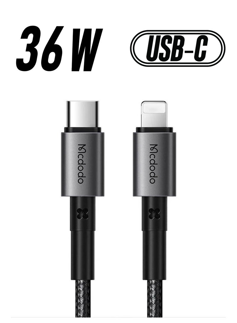 Mcdodo CA 2850  36W Type-C to Lightning Data Cable 1.2m - Image 1
