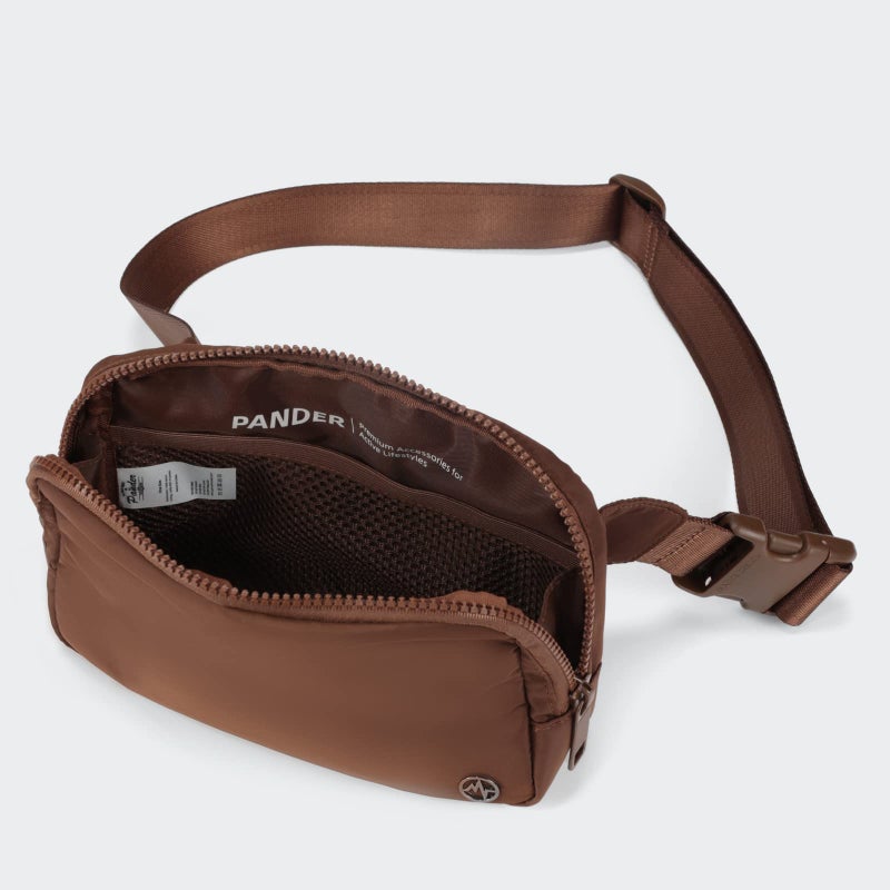 Pander Belt Bag Large 2L, Nylon Fanny Pack Purse for Women and Men with Adjustable Strap, Coca Mocha - Image 5