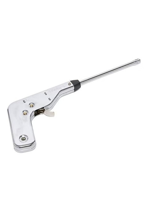 Electronic Gun Gas Lighter Silver/Black Standard