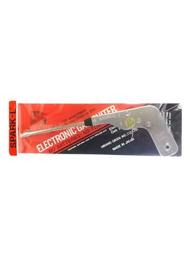 Spark-L Electronic Gun Gas Lighter Silver/Black Standard - Image 2