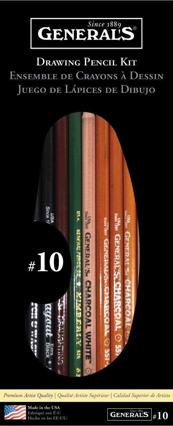 General's General Pencil Drawing Pencil Kit, 10 -Piece - Image 5