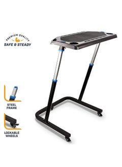 Cool Baby Style COOLBABY Bike Trainer - Adjustable Height Cycling Exercise Machine with Non-Slip Surface and Tool Slots - Lockable Wheels  - Image 5