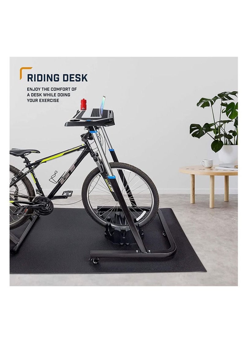 Cool Baby Style - COOLBABY Bike Trainer - Adjustable Height Cycling Exercise Machine with Non-Slip Surface and Tool Slots - Lockable Wheels - Image 1