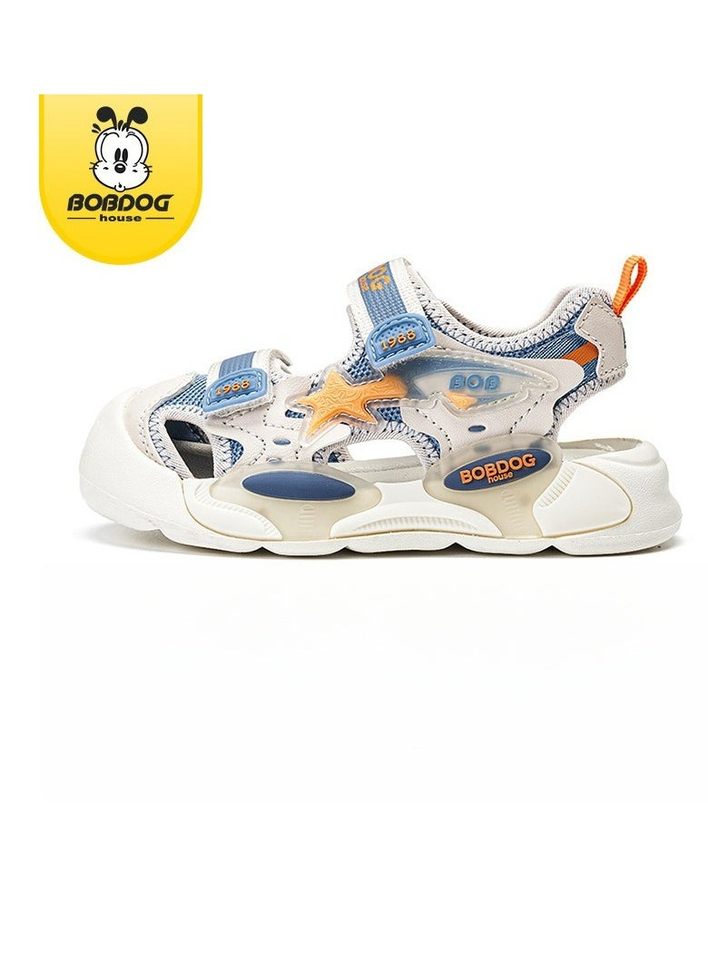 BOBDOG - New Children's Sandals Soft Bottom Baotou Beach Shoes - Image 1