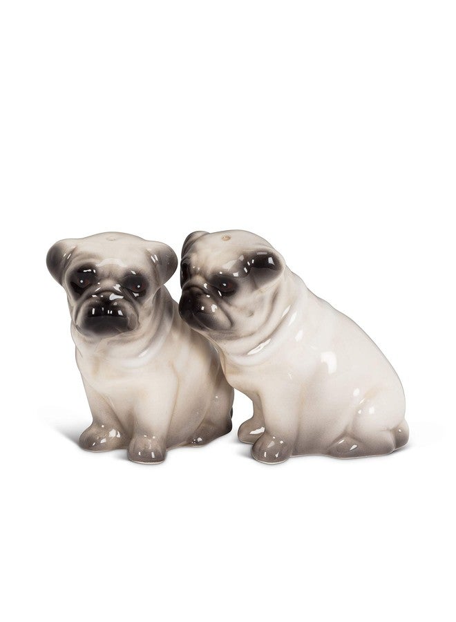 Abbott Collection Pug Dog Salt & Pepper-3" H, 3 inches high