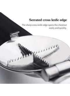 NajmStyle Stainless Steel Chestnut Precision Tool with Safety Guard 304 Food-Grade & Non-Slip Handle with for Kitchens  - Image 3