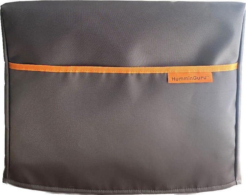 HumminGuru Premium Dust Cover with Front Pocket for HG01 NOVA Ultrasonic Vinyl Record Cleaner Store 710 Record Adapters Vinyl Record Cleaning Kit Grey - Image 1