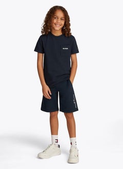 TOMMY HILFIGER Kids Embroidered Pique T-Shirt  - Image 1