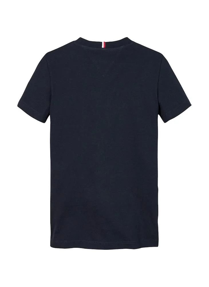 TOMMY HILFIGER Kids Embroidered Pique T-Shirt