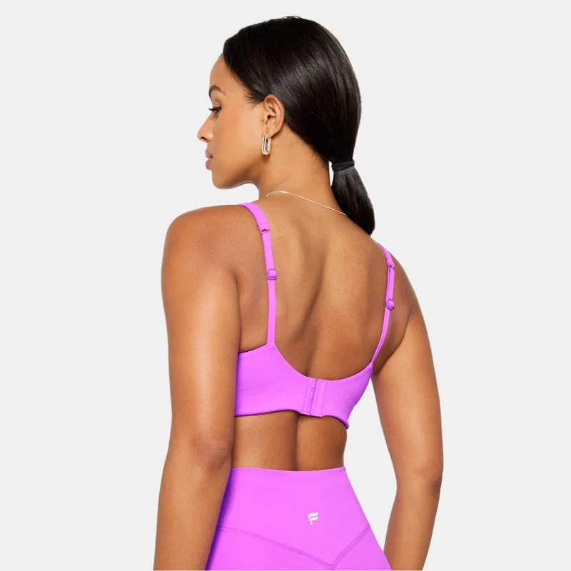 Fabletics Women's PureLuxe Longline Low-Support Training Sports Bra