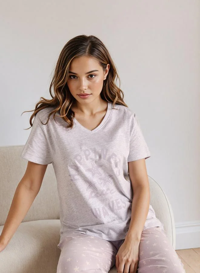 Splash FAV Printed Pyjama Set