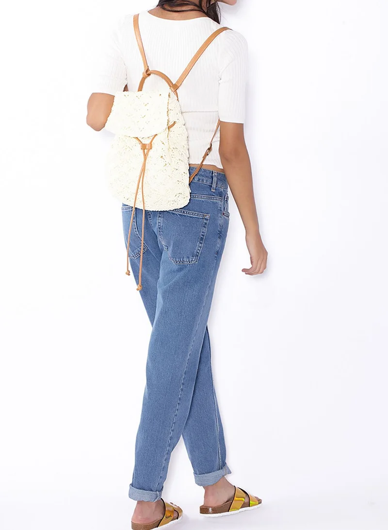 Ginger Crochet Backpack