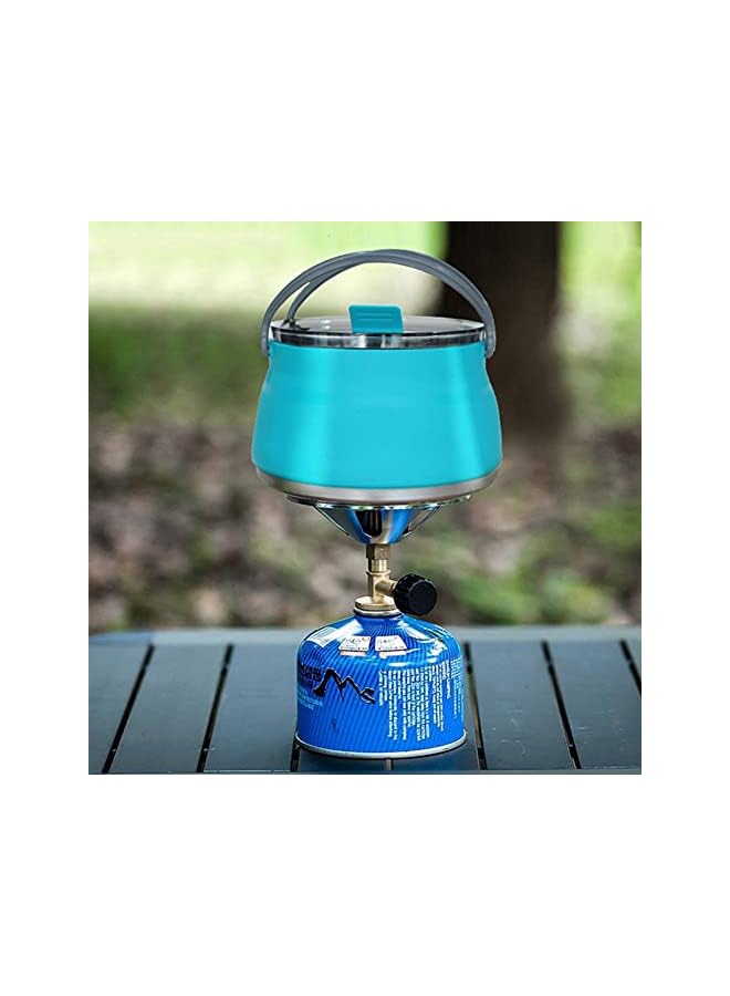 AMERTEER Collapsible Camping Kettle, Portable Travel Kettle, Outdoor Camping Cookware Set, Folding Kettle Silicone, Electric Kettle Boiling water - Image 4