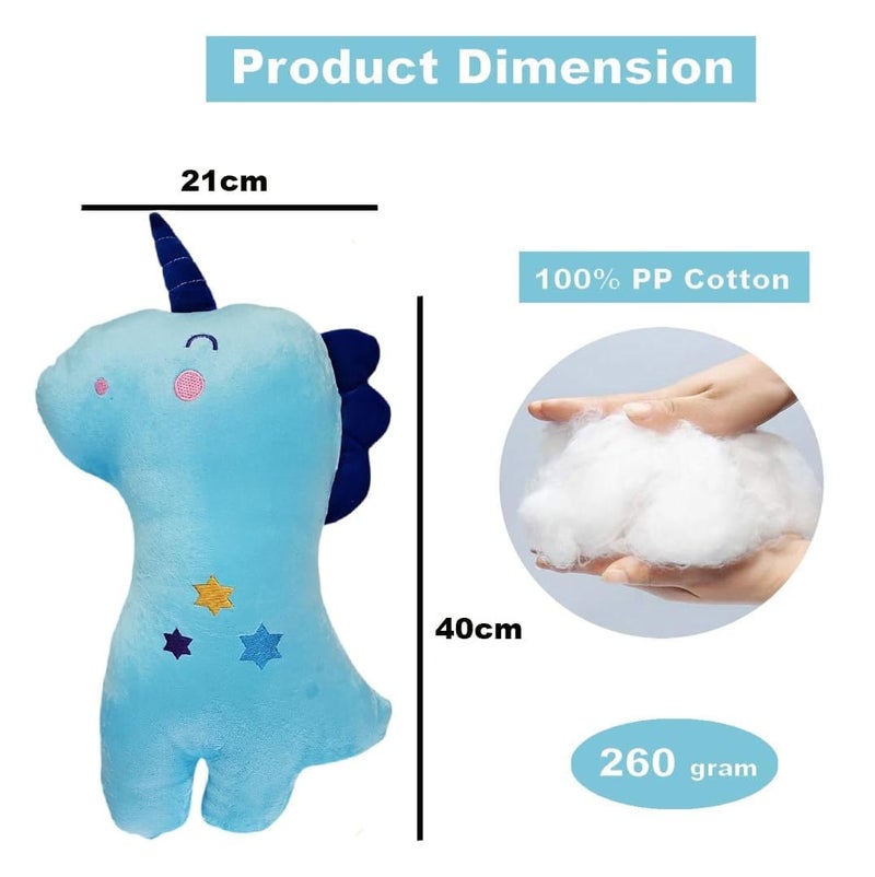 DAGDIYA DAGDIYA Seatbelt Pillow for Kids - Blue Car Seat Belt Cushion & Headrest Support - Comfortable Shoulder Pad & Seat Strap Adjuster for Children & Baby - Safe Travel Accessory - Image 4