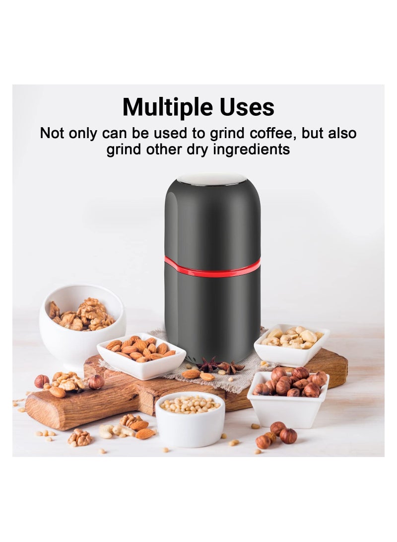 KASTWAVE Electric Coffee Grinder, 120g Large Capacity Spice Grinder, with Stainless Steel Blades, 50w Powerful Electric Multifunctional Grinder for Coffee Beans, Spices, Grains, Nuts - Image 4