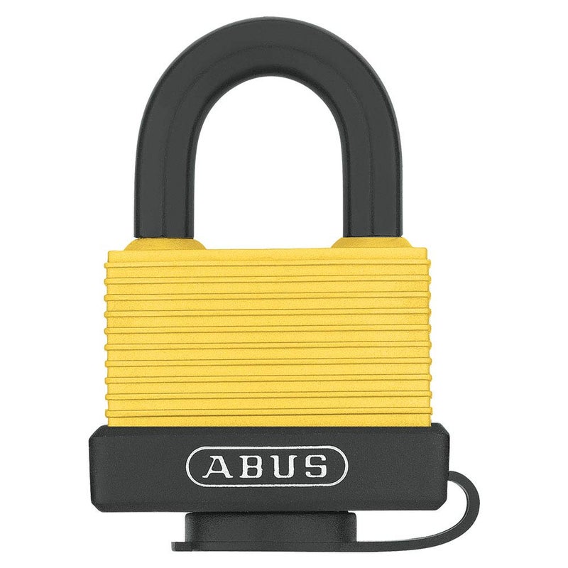 ABUS 70/45 Weatherproof Lock with 2 Keys for Outdoor, Storage, Marine, 1.93in (49mm) Wide - Image 1