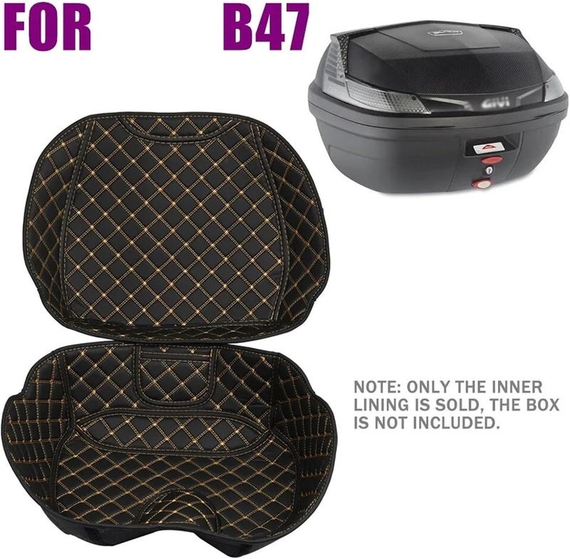 QASULER Motorcycle Top Box Liner for GIVI B47 - Image 2