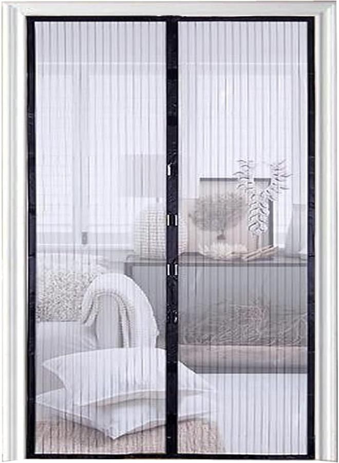 Generic Magnetic Screen Door-Self Sealing, Mesh Screen Door with Heavy Duty Mesh Curtain, Pet and Kid Friendly, Fits Doors Up to 39 x 83-Inch  - Image 1