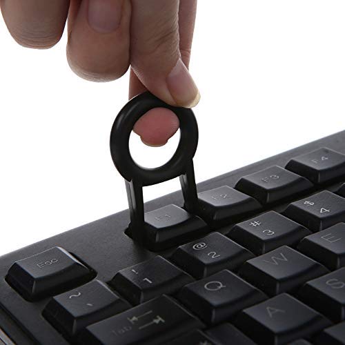 Apuxon 5Pack Black Color Rounded Key Puller Keycap Puller/Key Cap Remover Tool for Mechanical Keyboard - Image 5