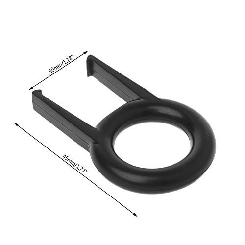 Apuxon 5Pack Black Color Rounded Key Puller Keycap Puller/Key Cap Remover Tool for Mechanical Keyboard - Image 2