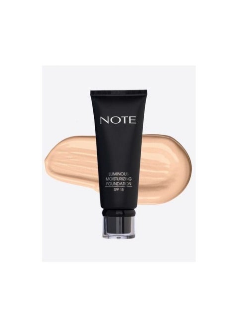 Note Luminous Moisturizing Foundation SPF 15 - 08 Sunny
