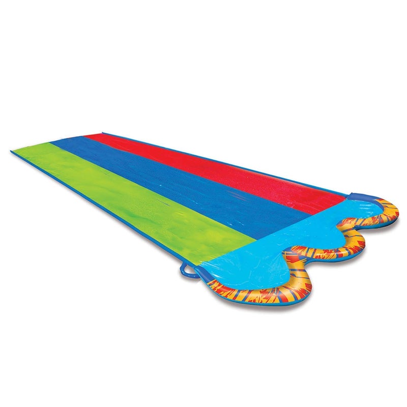 Banzai Triple Racer 16 Ft Water Slide-with 3 bodyboards included, Multicolor - Image 4