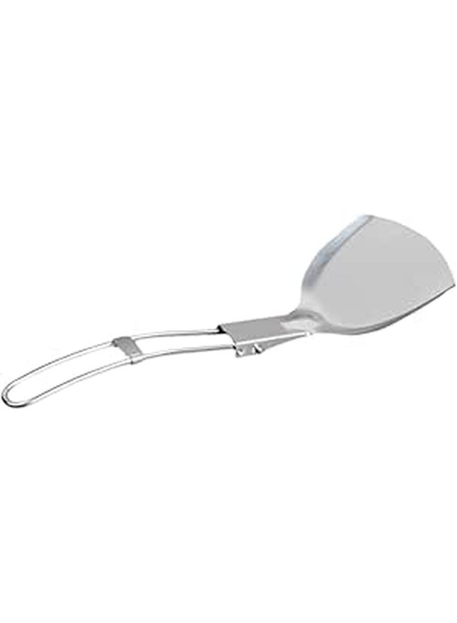 Stainless Steel Folding Spatula Portable Camping BBQ Tool for Outdoor Cooking Picnic Hiking - Image 1