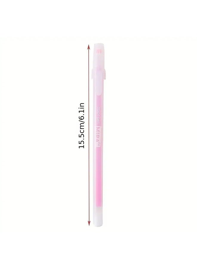 MIRA Brands - 12-Piece Colored Gel Pens Set, Kawaii Blue 0.5 Mm Ballpoint Pen For Journal Cute School Supplies Stationery Office Accessories - Image 1