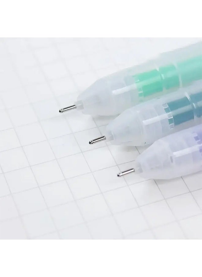 MIRA Brands - 12-Piece Colored Gel Pens Set, Kawaii Blue 0.5 Mm Ballpoint Pen For Journal Cute School Supplies Stationery Office Accessories - Image 1