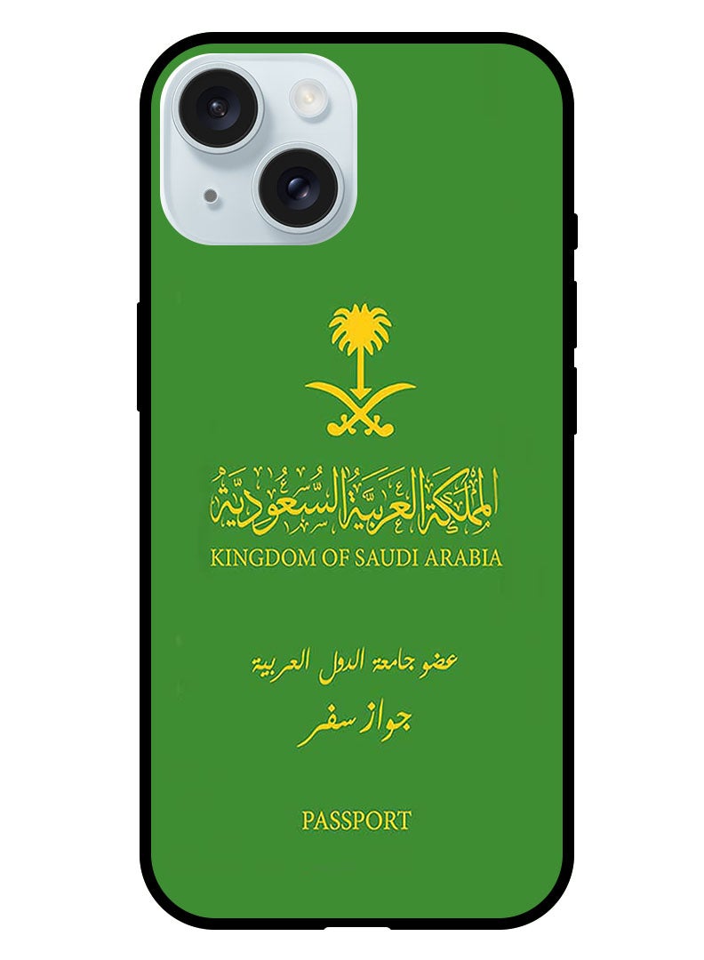 Theodor Protective Case Anti Scratch Shock Proof Bumper Cover For iPhone 15 Plus Ksa Passport - Image 1
