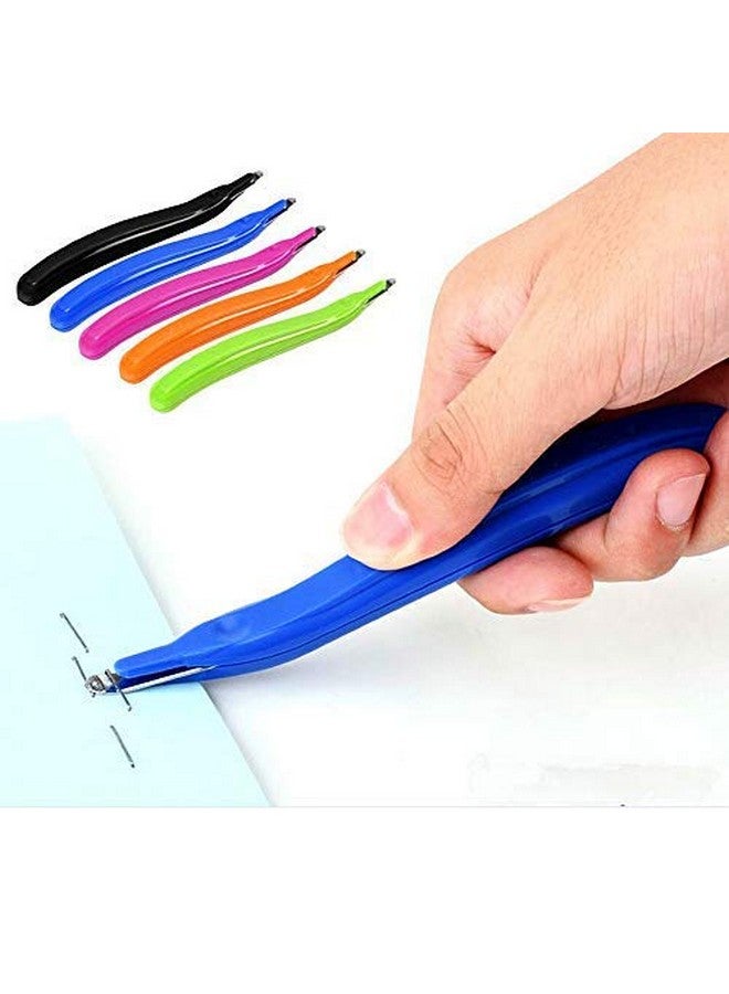 ZZTX 4 Pcs Professional Magnetic Staple Remover Puller Rubberized Staples Remover Staple Removal Tool For School Office Home 4 Colors - Image 2