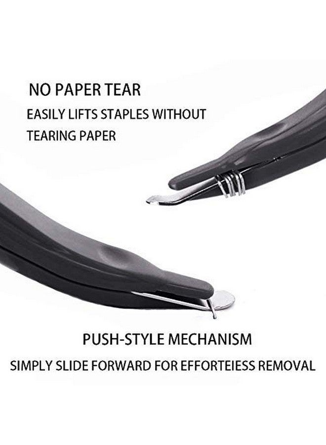 ZZTX 4 Pcs Professional Magnetic Staple Remover Puller Rubberized Staples Remover Staple Removal Tool For School Office Home 4 Colors - Image 4