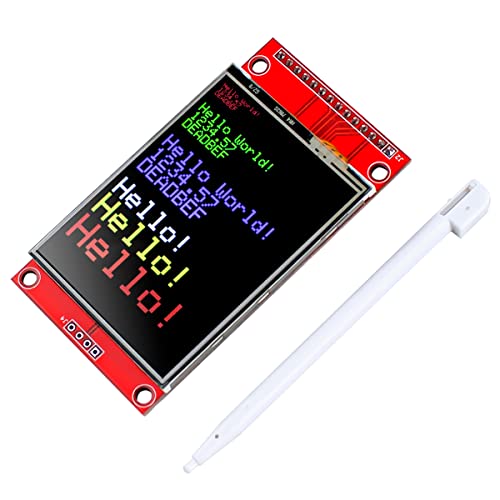 Hosyond 2.4 Inches TFT LCD Touch Screen Shield Display Module 320x240 SPI Serial ILI9341 with Touch Pen Compatible with Arduino R3/Mega2560 Development Board - Image 1